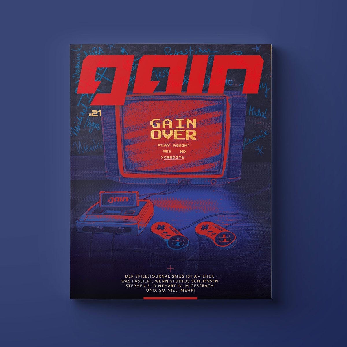Gain Magazine featuring Narrative Designer Stephen E. Dinehart IV